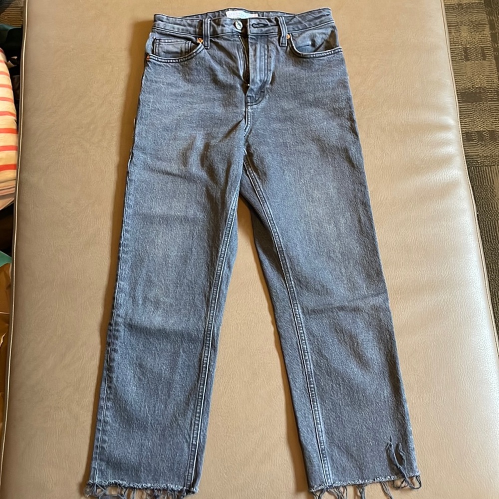 Topshop straight leg/cropped jeans